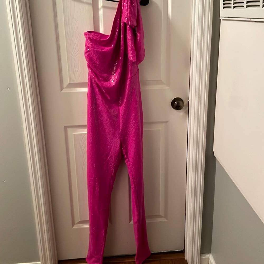 Fushia Pink Jumpsuit